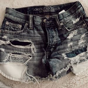 american eagle jean shorts